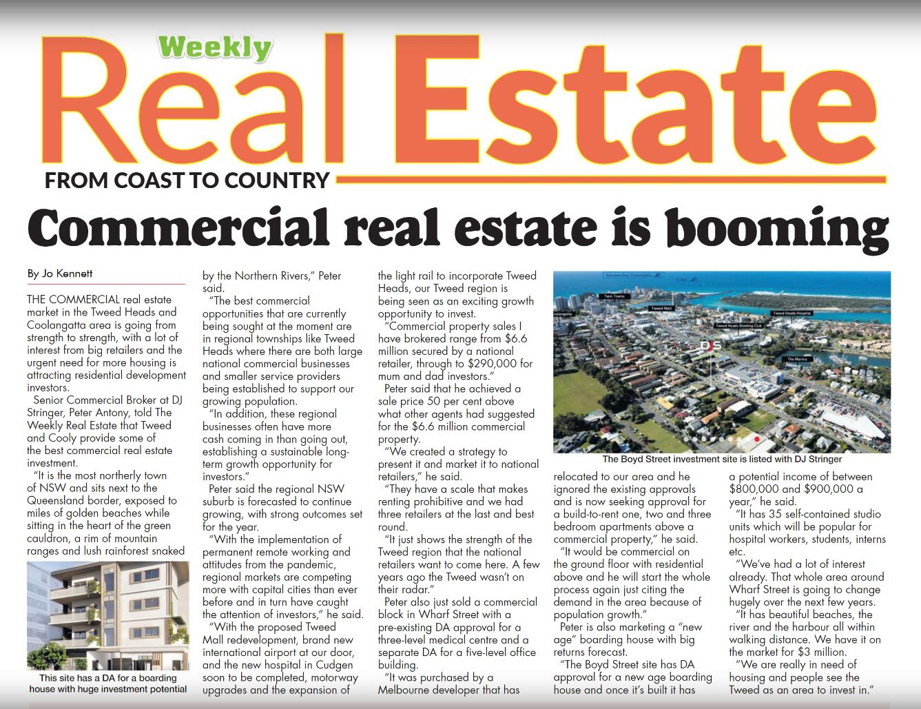Commercial Real Estate is booming